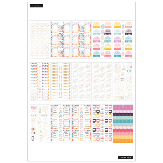 Happy Planner Save Now Spend Later | Stickers Value Pack