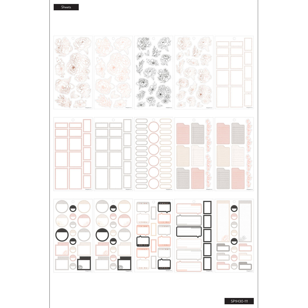 Happy Planner  Sophisticated Florals | Stickers Value Pack