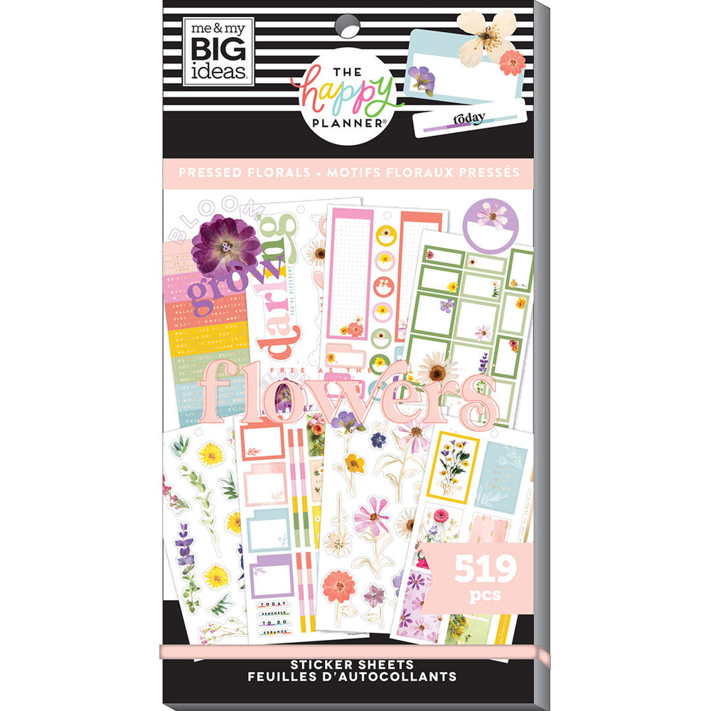 SP1H30-117-Happy Planner--Pressed Florals