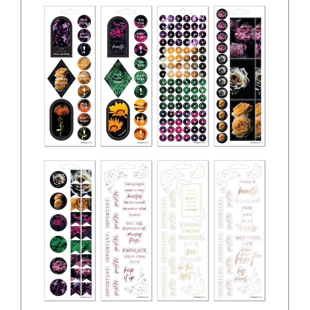 Happy Planner Moody Botanicals Petite Sticker Book