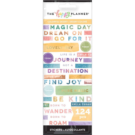 Happy Planner Colorful Desert Petite Sticker Book