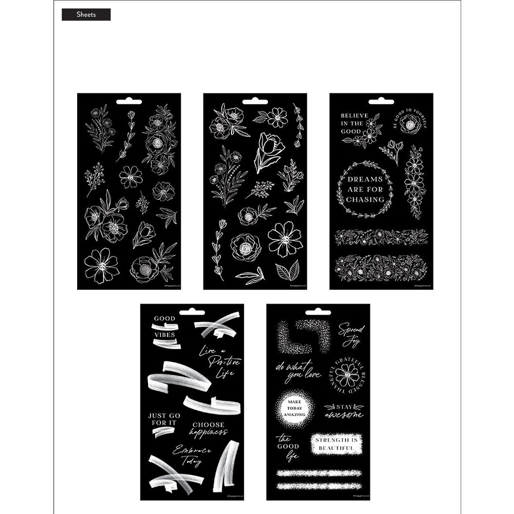 Happy Planner Everyday Clear Sticker Sheets