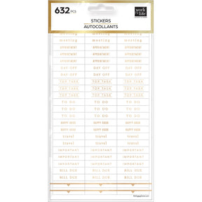 Happy Planner Work Life Bright Pastels Sticker Sheets