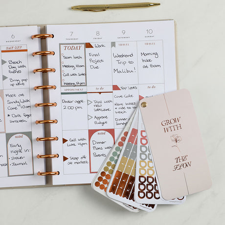 Happy Planner Work + Life Ivy & Rose Sticker Fan Book