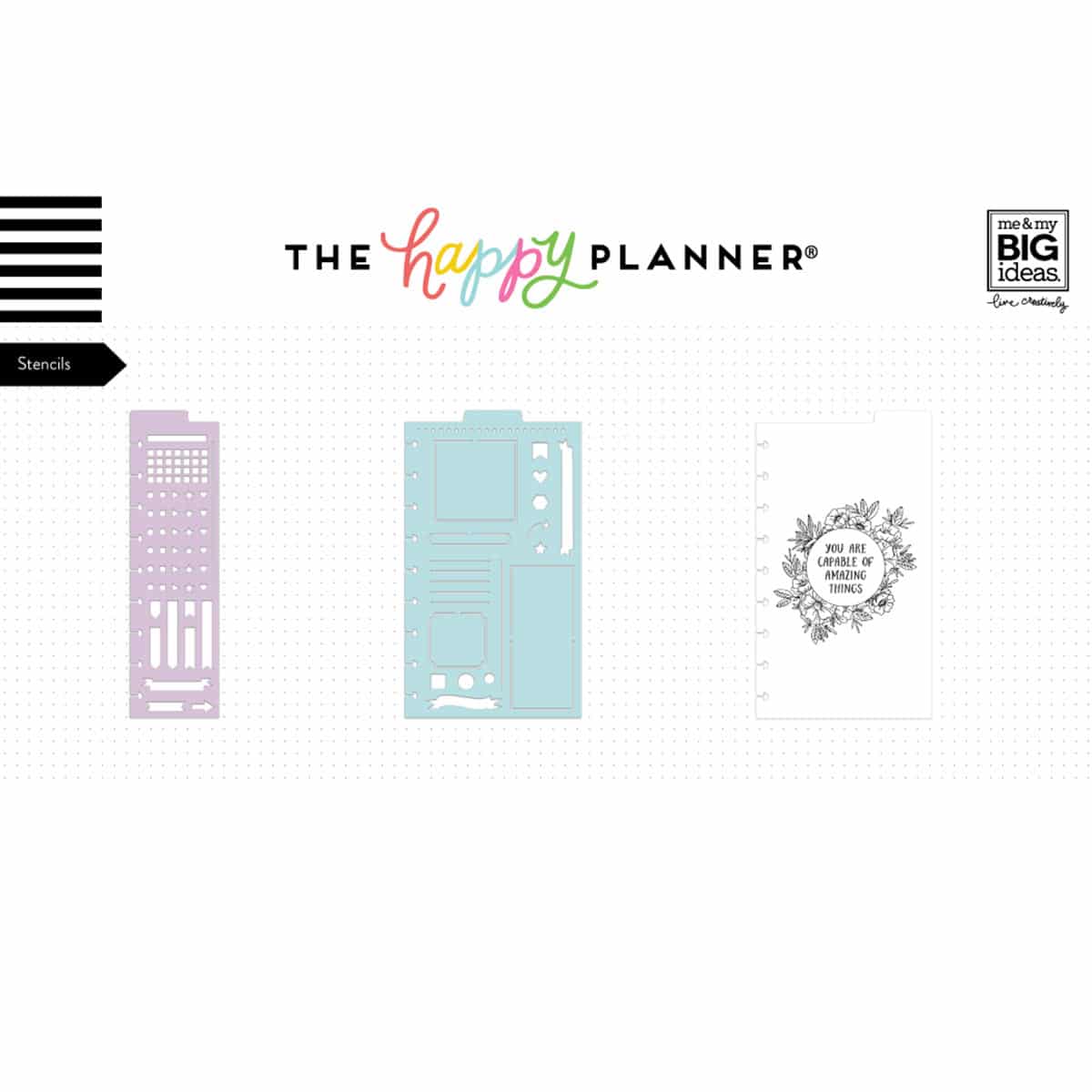 Happy Planner Journaling Stencil Detailed Look 