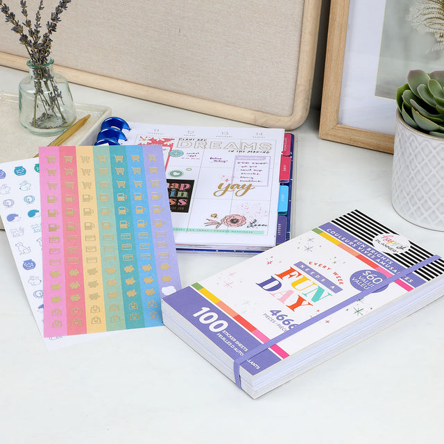 Happy Planner Fun Brights Mega Sticker Book