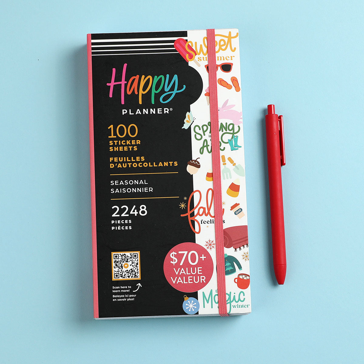 Happy Planner Seasonal 100 Sheet Sticker Book Value Pack
