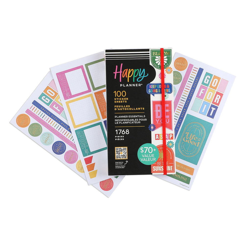 Happy Planner Planner Essentials BIG Mega Sticker Book Value Pack