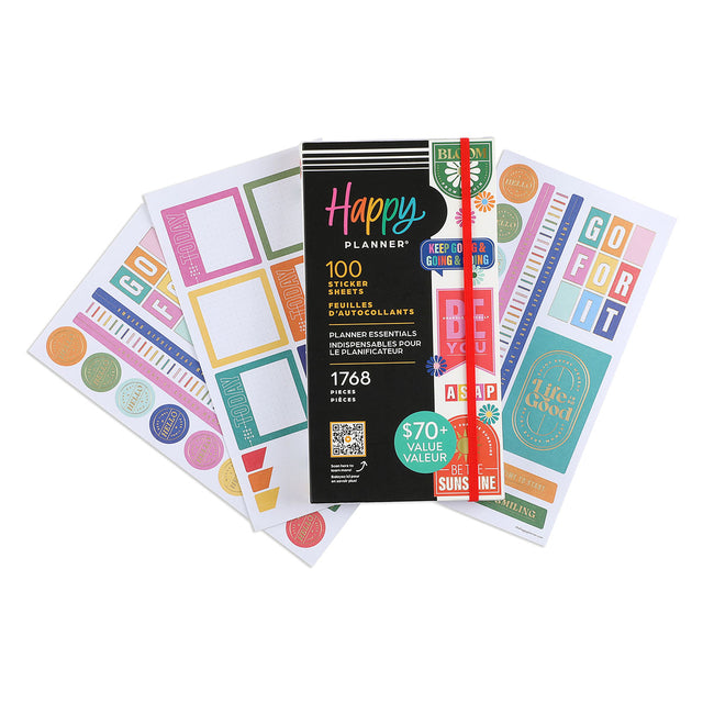 Happy Planner Planner Essentials BIG Mega Sticker Book Value Pack