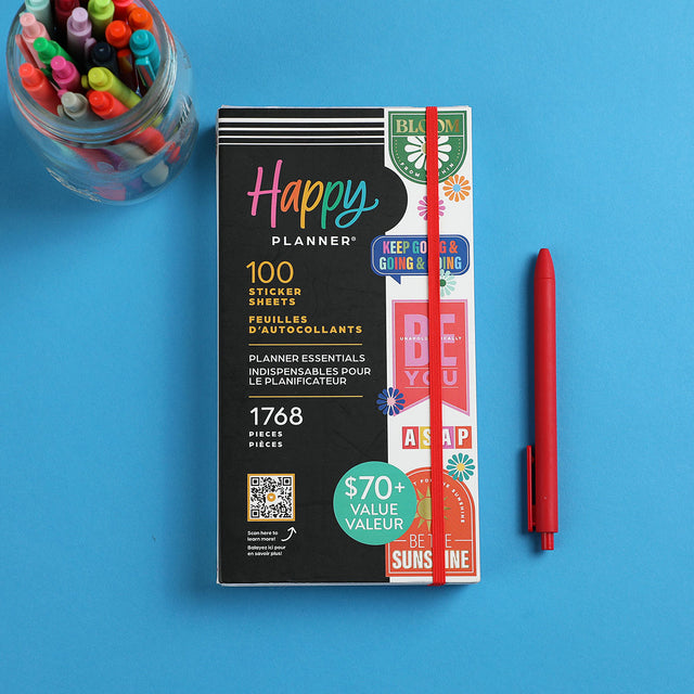 Happy Planner Planner Essentials BIG Mega Sticker Book Value Pack