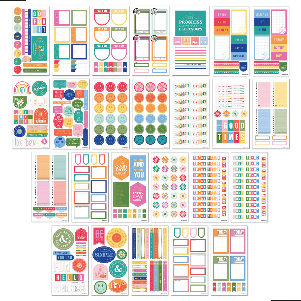 Happy Planner Planner Essentials BIG Mega Sticker Book Value Pack