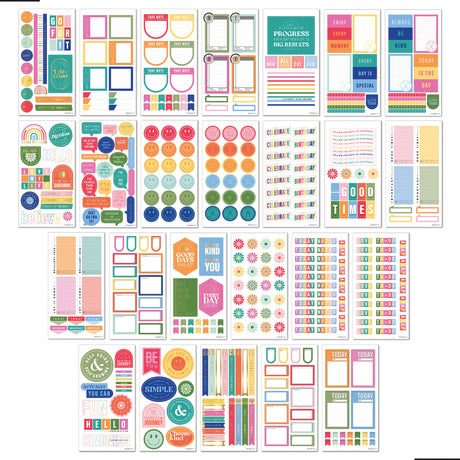 Happy Planner Planner Essentials BIG Mega Sticker Book Value Pack