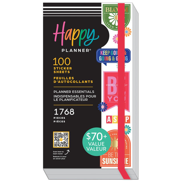 Happy Planner Planner Essentials BIG Mega Sticker Book Value Pack