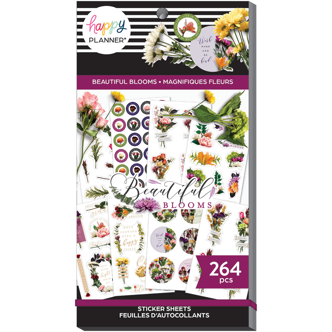 Happy Planner Beautiful Blooms Sticker Book Value Pack