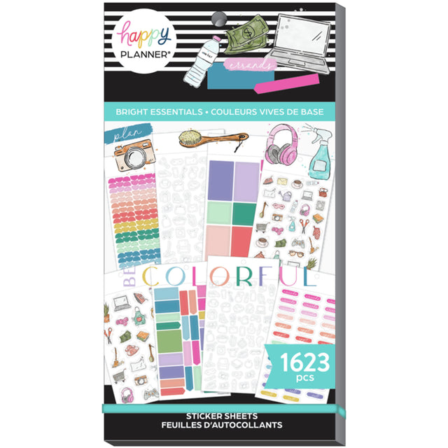 Happy Planner Bright Clear Essentials Sticker Book