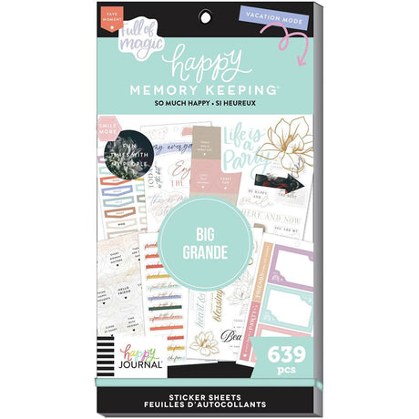 Happy Memory Keeping So Happy Value Sticker Pack