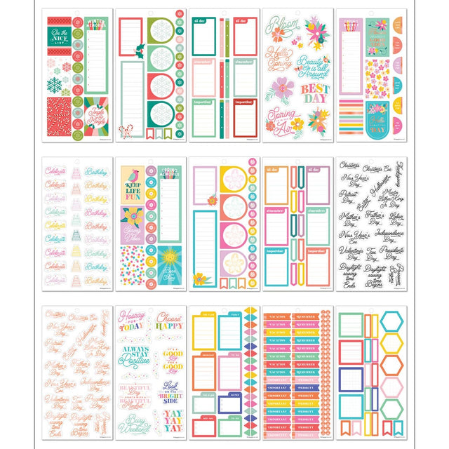 Happy Planner Hooray Seasons Value Sticker Pack