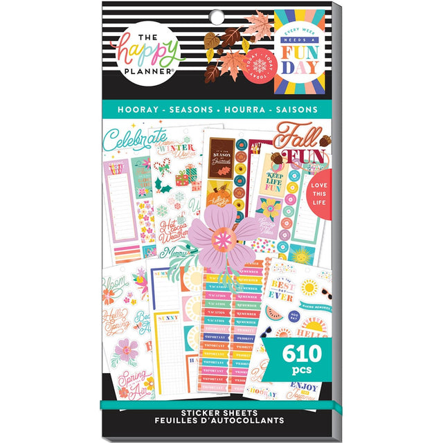 Happy Planner Hooray Seasons Value Sticker Pack