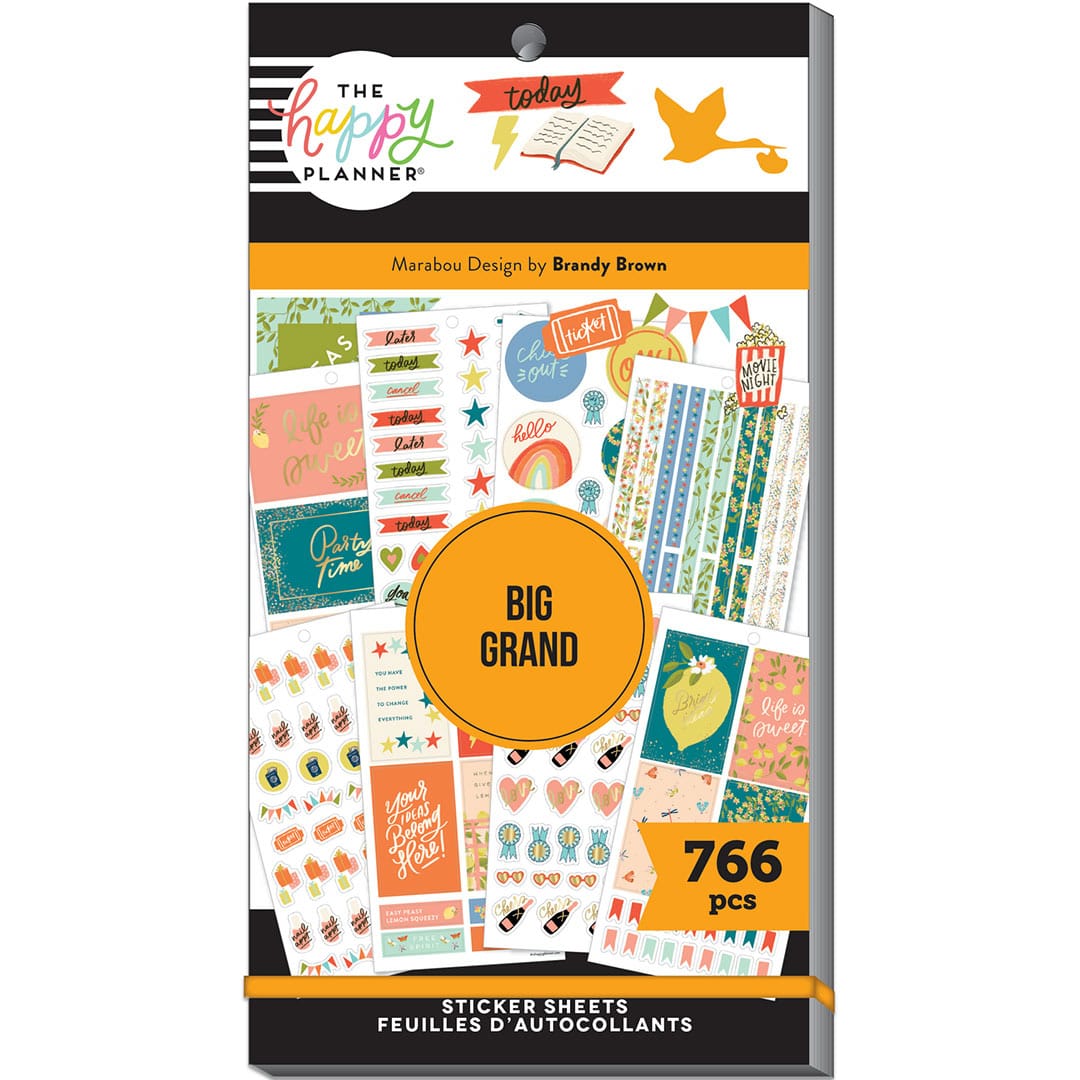 Happy Planner Life Is Sweet Big Value Sticker Pack