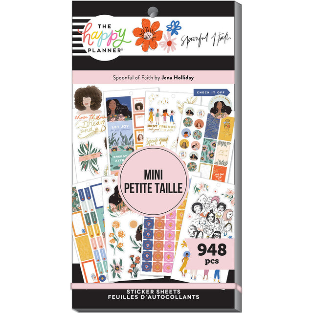 Happy Planner Everyday Spoonful Of Faith Mini Value Sticker Pack