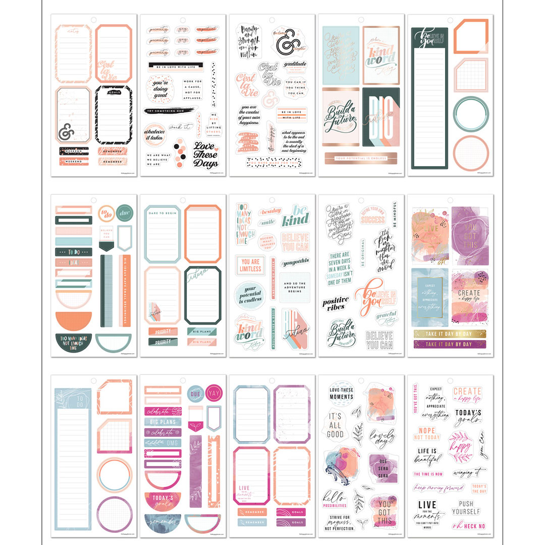 Happy Planner Color Story Big Value Sticker Pack