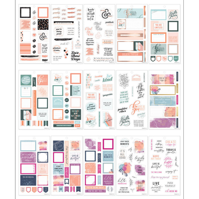 Happy Planner Color Story Mini Value Sticker Pack