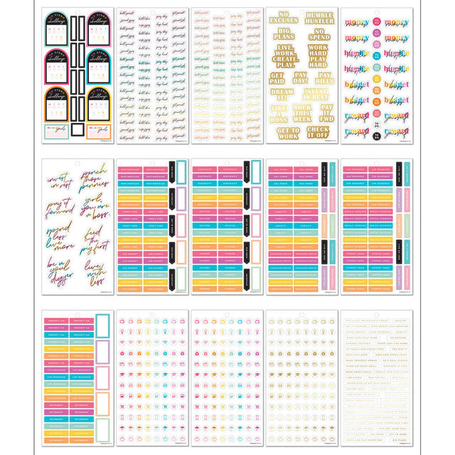 Happy Planner Bright Budget Value Sticker Pack