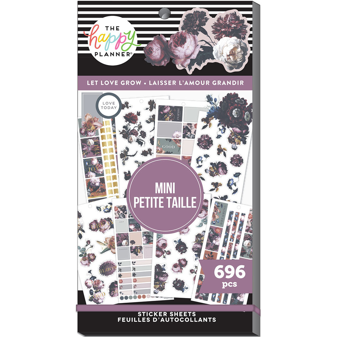 Happy Planner Mini Let Love Grow Value Sticker Pack