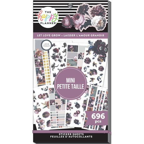 Happy Planner Mini Let Love Grow Value Sticker Pack