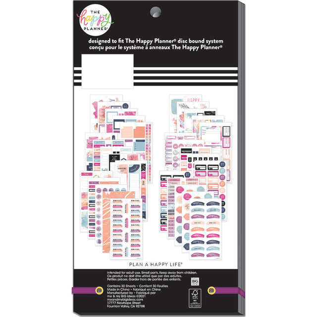 Happy Planner Mixed Media Mom Value Sticker Pack