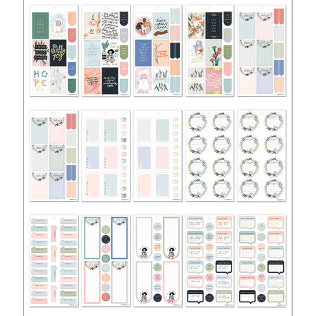 LAST STOCK!! Happy Planner Spoonful Of Faith Value Sticker Pack