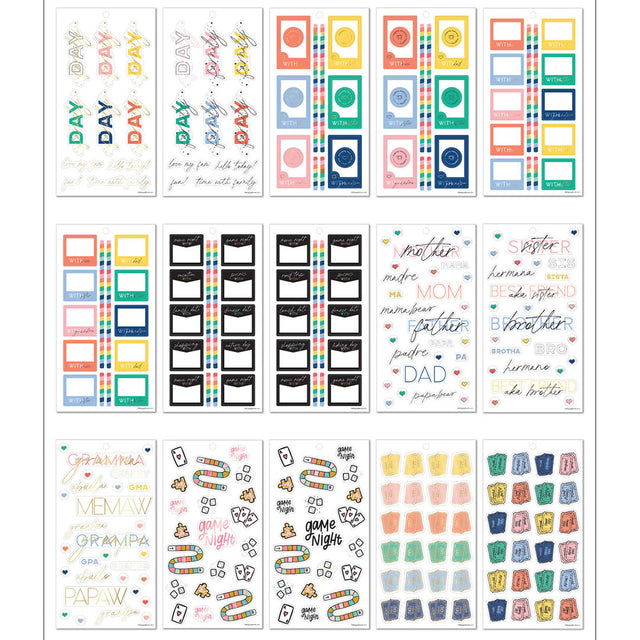 Happy Planner Family Value Sticker Pack