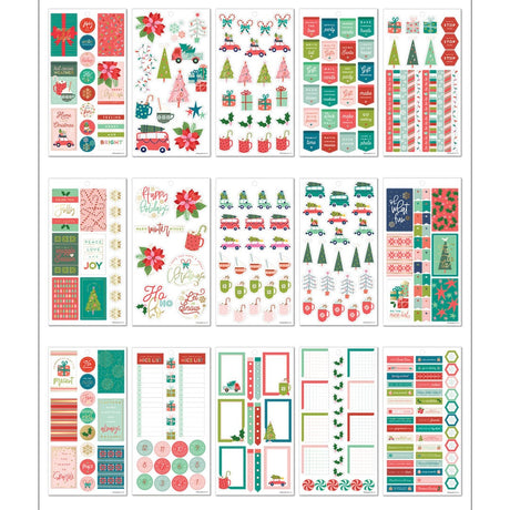 Happy Planner Merry Christmas Sticker Book Value Pack