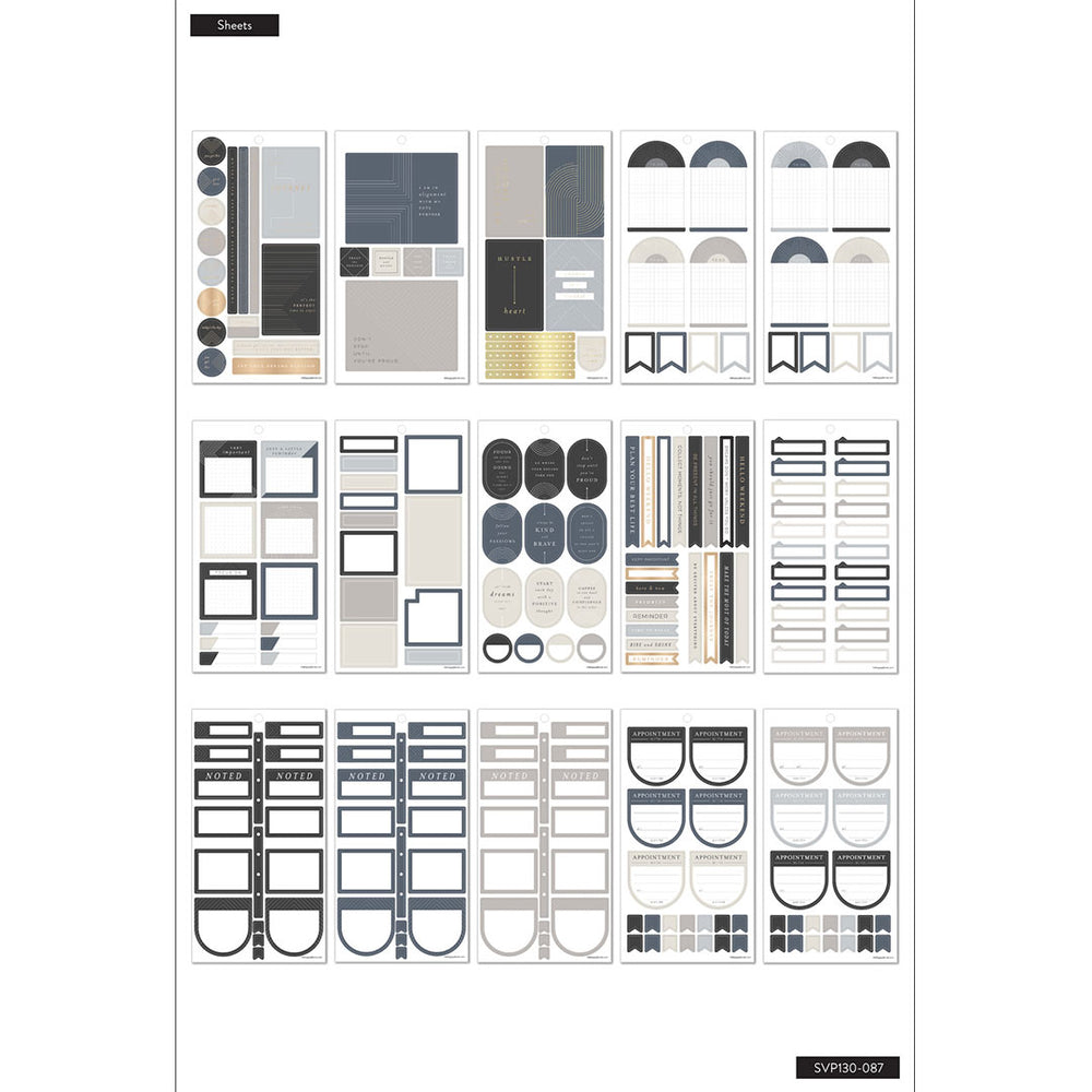 Happy Planner Align Big Value Sticker Pack