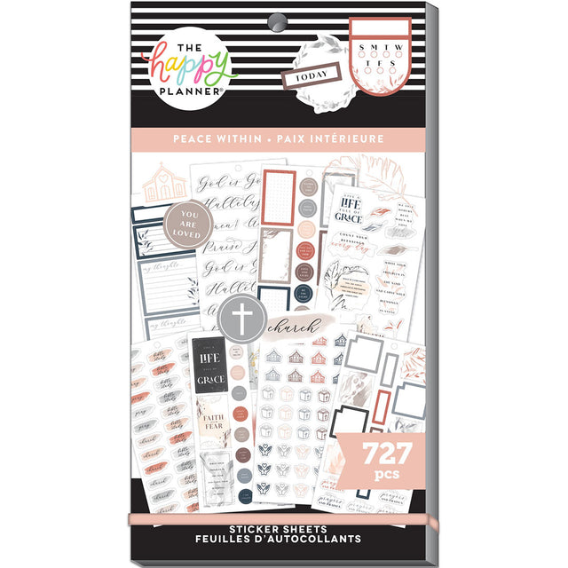 Happy Planner Peace Within Classic Value Sticker Pack