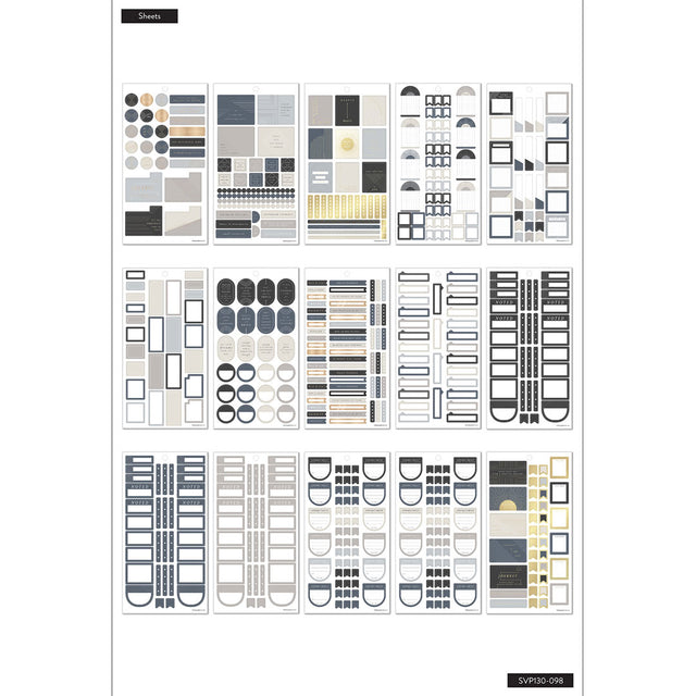 Happy Planner Align Mini Value Sticker Pack