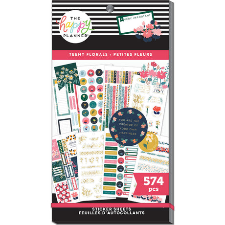 Happy Planner Teeny Florals Value Sticker Pack