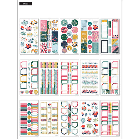 LAST STOCK!! Happy Planner Teeny Florals Value Sticker Pack