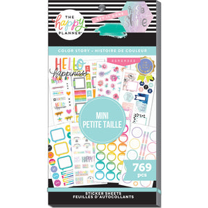 Happy Planner Color Your World Mini Value Pack Stickers