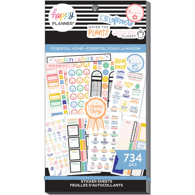 Happy Planner Essential Home Sticker Book Value Pack