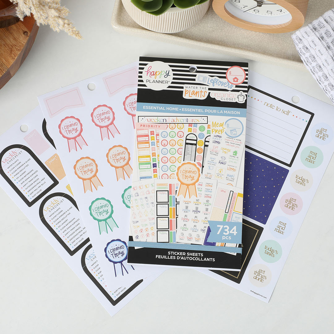 Happy Planner Essential Home Sticker Book Value Pack