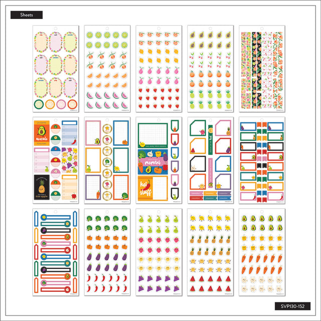 Happy Planner Hungry & Happy Sticker Book Value Pack