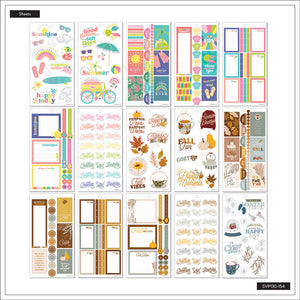 Happy Planner Essential Seasons Sticker Book Value Pack