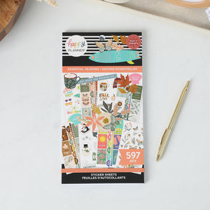 Happy Planner Essential Seasons Sticker Book Value Pack