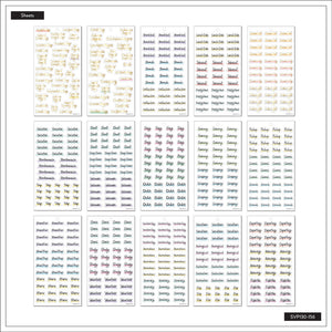 Happy Planner Hand-Lettered Basics Sticker Book Value Pack