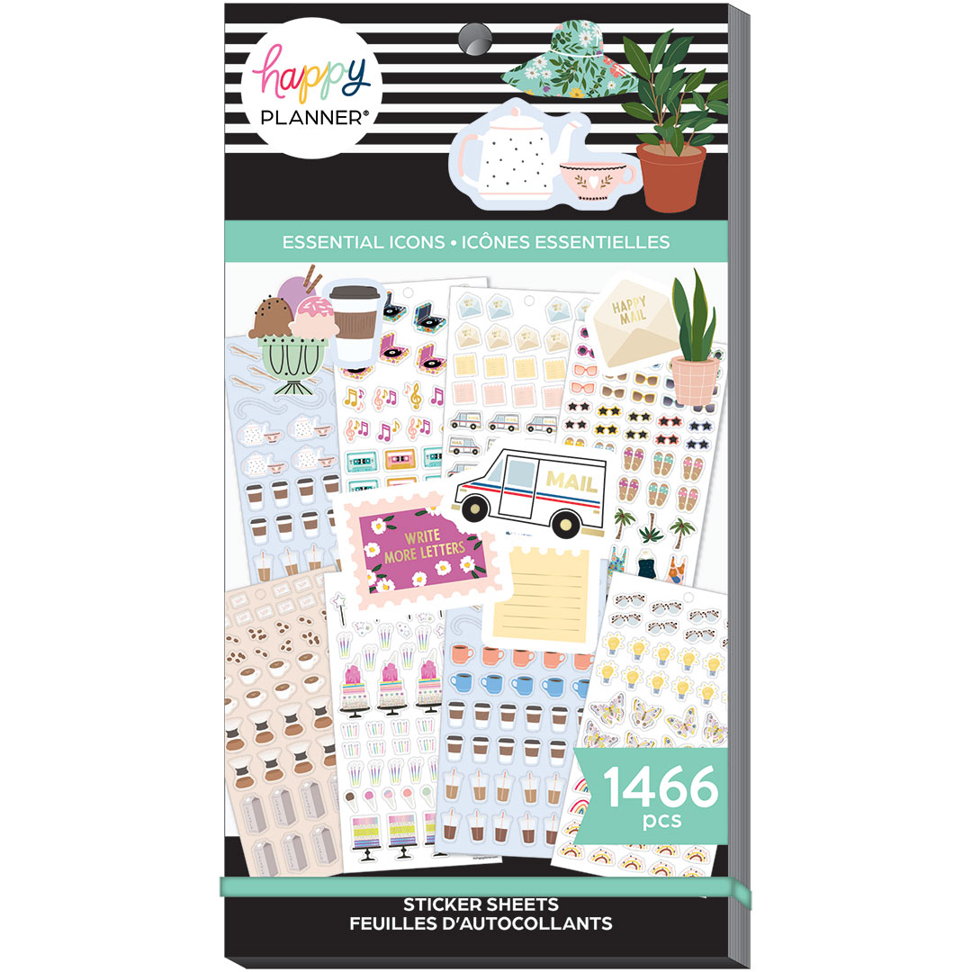 Happy Planner Essential Icons Sticker Book Value Pack
