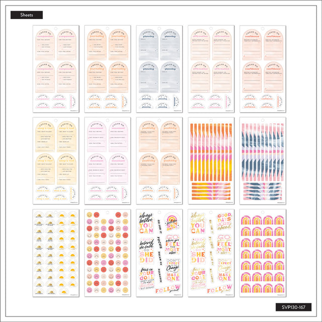 Happy Planner Big Feels Like Sunshine Sticker Book Value Pack