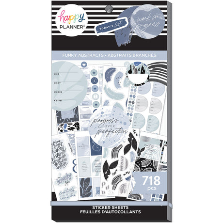 Happy Planner Funky Abstracts Sticker Book Value Pack