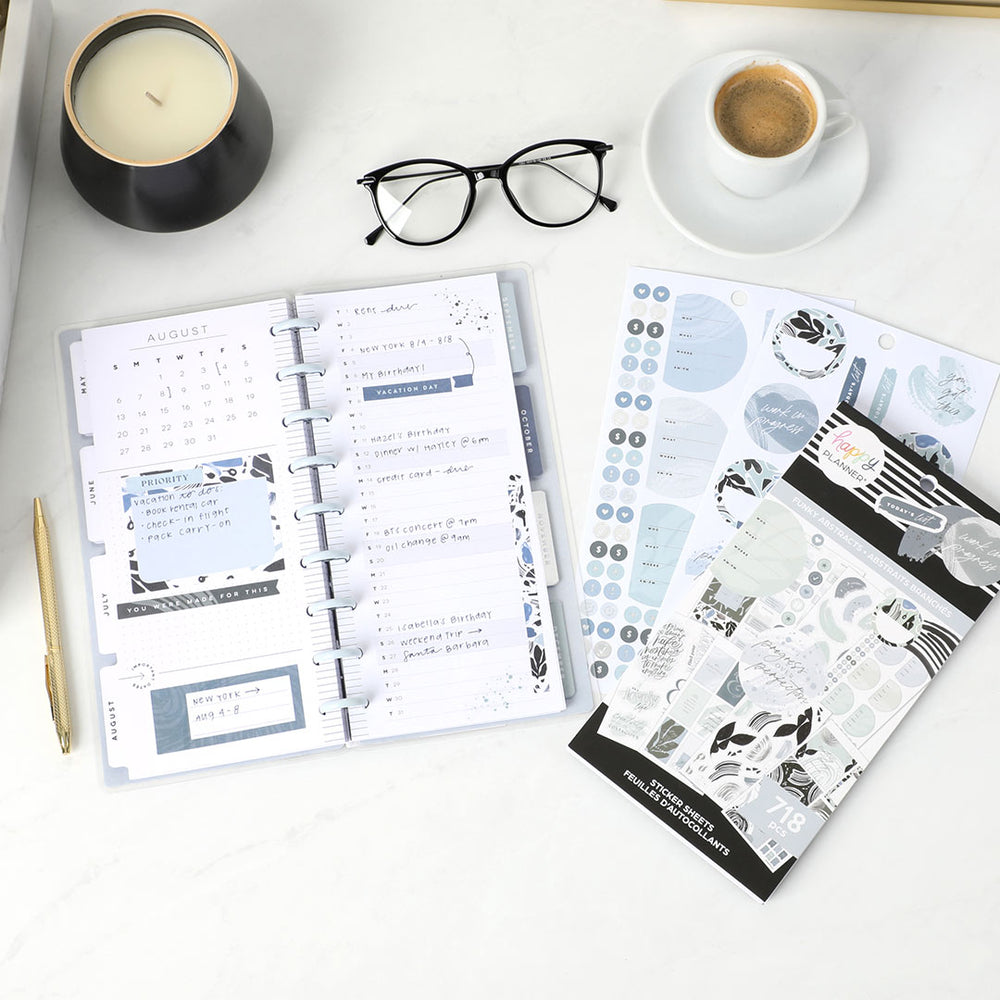 Happy Planner Funky Abstracts Sticker Book Value Pack