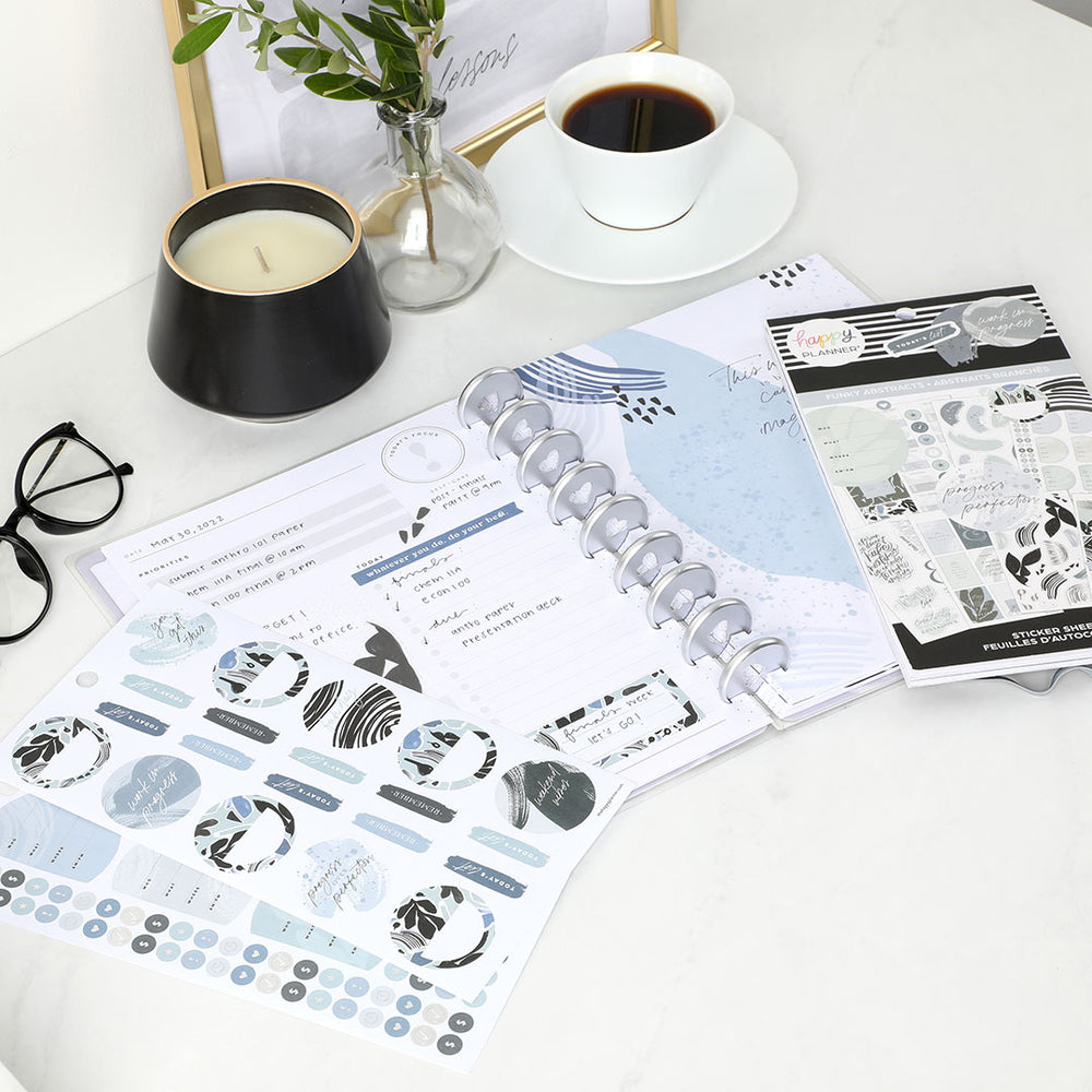 Happy Planner Funky Abstracts Sticker Book Value Pack